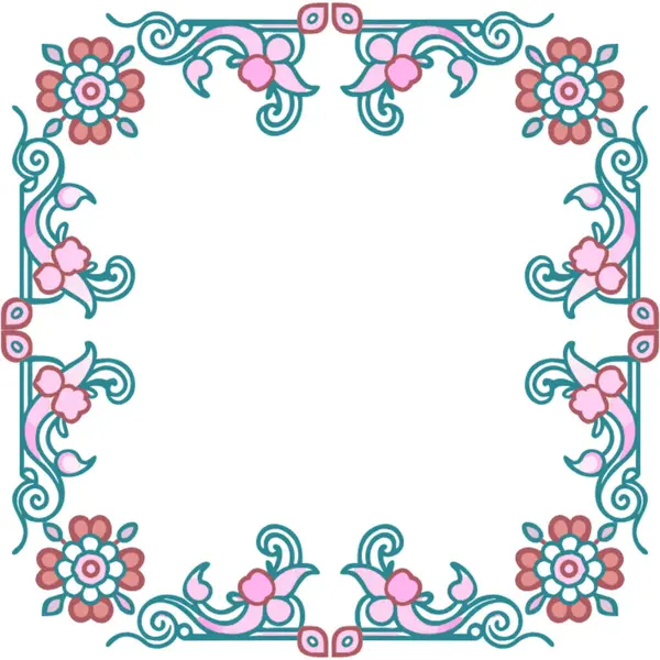 Etnik tarzda dekoratif çerçeve, tasarım elemanı. vektör illüstrasyonu