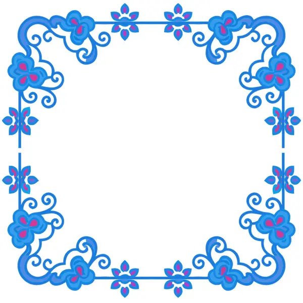 Vintage tarzında vektör çiçek çerçevesi, retro kart, davetiye, düğün