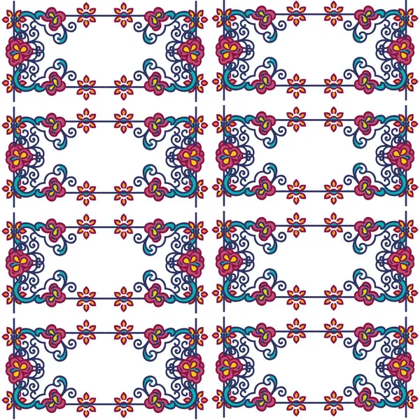 Kusursuz çiçek arkaplanı. Vektör illüstrasyonu