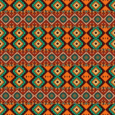 Kumaş arka planında parmak izi olan kusursuz etnik boho deseni. Kumaş tasarımı, duvar kağıdı, doku.