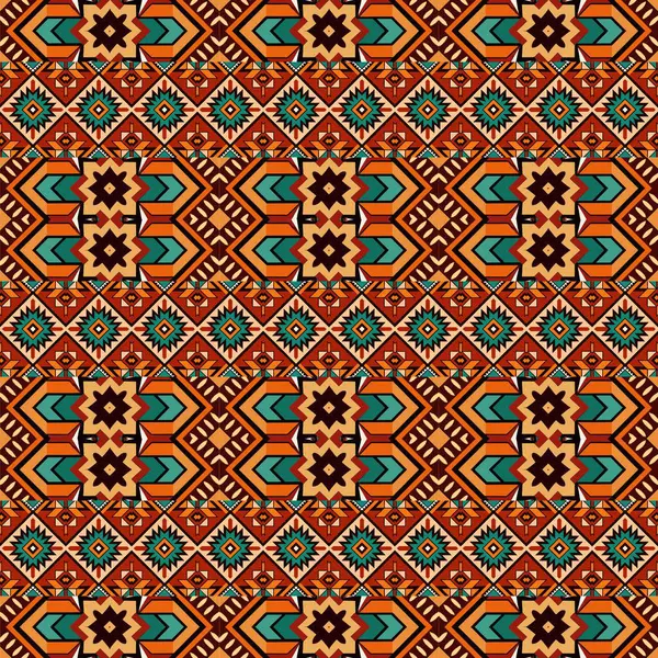 Etnik geometrik şekilli kusursuz desen