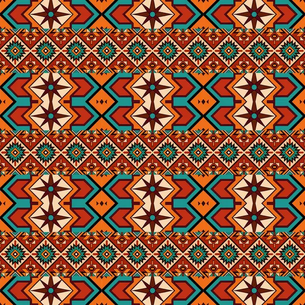 etnik çiçek seamless modeli