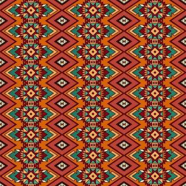 etnik seamless modeli. vektör çizim