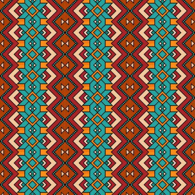 Etnik kabile kusursuz desen tasarımı