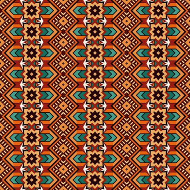 Soyut kaleydoskoplu etnik düzen