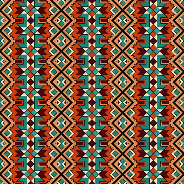 Kusursuz etnik düzen. Vektör illüstrasyonu.