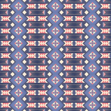 Etnik model. soyut kaleydoskop kumaş tasarımı.