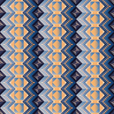 Soyut mozaiğin kusursuz geometrik deseni