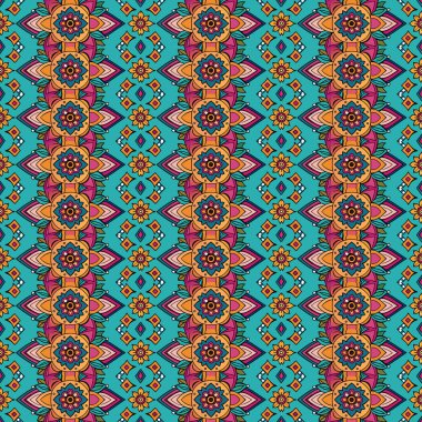 vektör Dikişsiz etnik desen