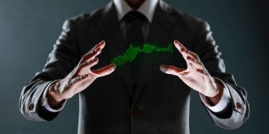 İş adamı el ele tutuşma grafiği, borsa, ticaret, yatırım konsepti. Borsa, borsa, borsa, borsa, alım-satım, borsa