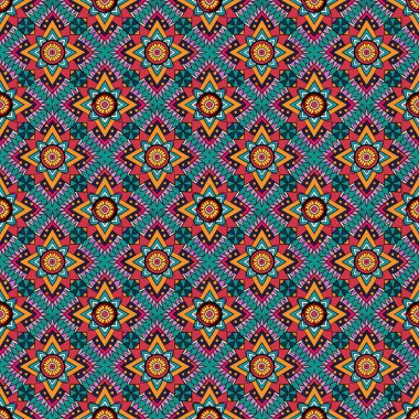 geometrik öğelerle Dikişsiz soyut desen