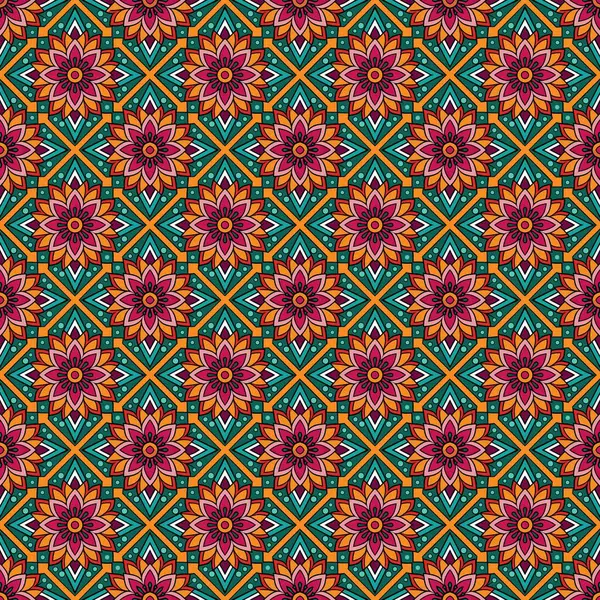 Kusursuz çiçek deseni, soyut vektör çizimi, el - çizilmiş çiçekler, yapraklar ve siyah arkaplanda çiçekler.