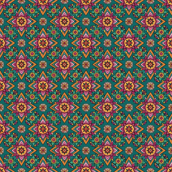 Çiçek stilinde kusursuz soyut desen