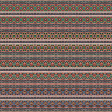 Geleneksel Tay kumaş deseni.