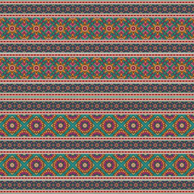 Geleneksel Hint süsü. vektör illüstrasyonu