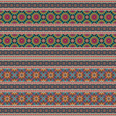 Etnik model. vektör illüstrasyonu.