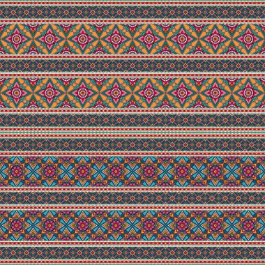 Etnik, pürüzsüz geometrik süs