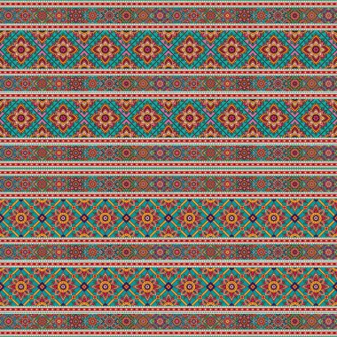 etnik seamless modeli. vektör çizim