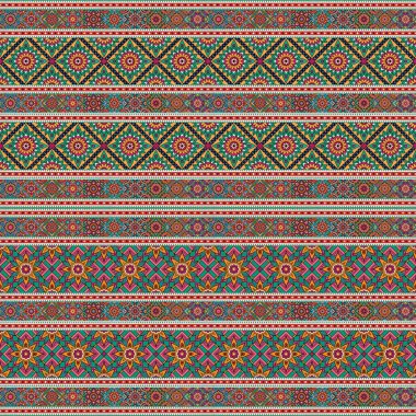 etnik seamless modeli. vektör çizim