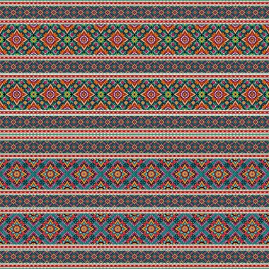 Geleneksel süsleme ile kusursuz desen