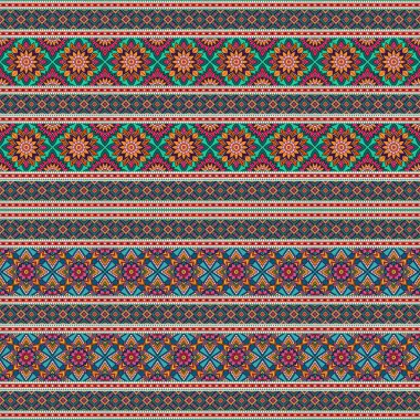 etnik kesintisiz geometrik desen