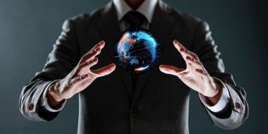 takım elbise ve kravat işadamı