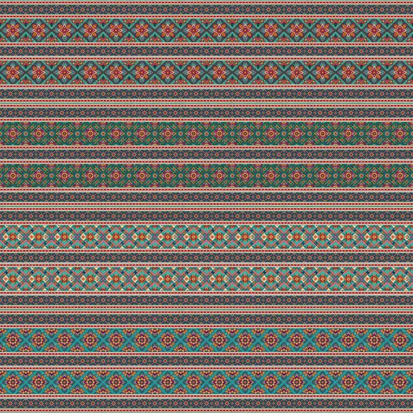 Geometrik şekilli etnik desen