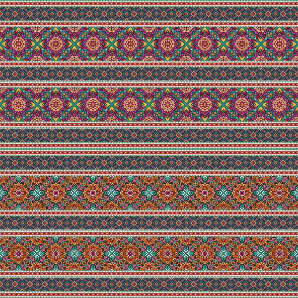 Geleneksel etnik süsün kusursuz deseni. vektör illüstrasyonu