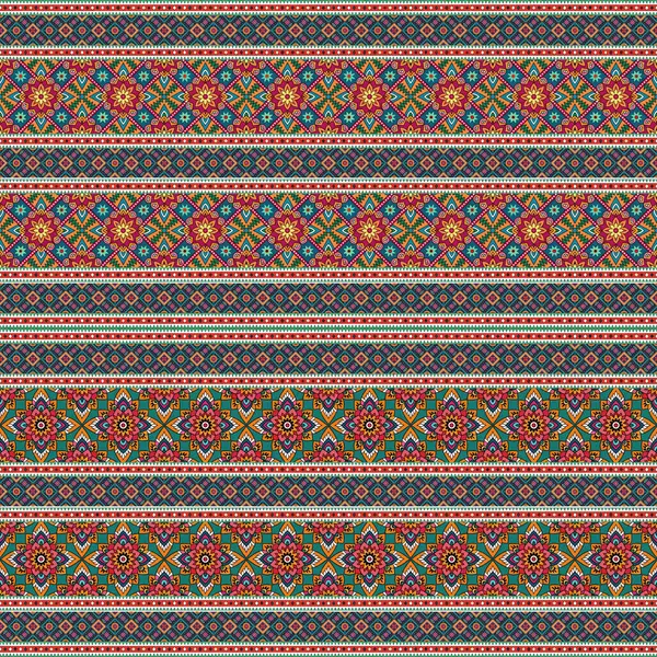 Etnik çiçek seamless modeli. Soyut dekoratif desen