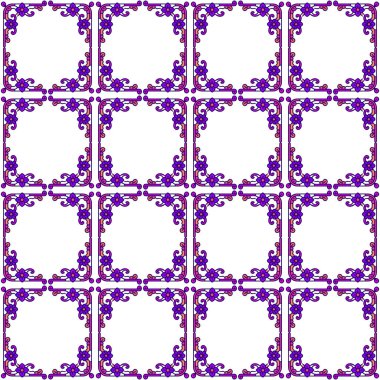 Geometrik şekilli kusursuz desen vektör çizimi