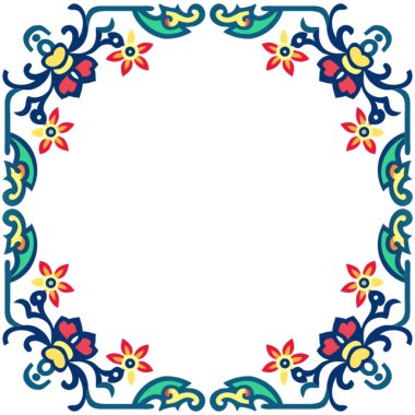 Doğanın vektör çizimi. Çiçekli çiçek bayrağı..