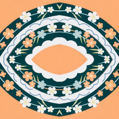 Açık arkaplanda bir suluboya çiçeğinin soyut deseni. Kusursuz desen. Tekstil, duvar kağıdı, ambalaj, ambalaj, baskı için tasarım.