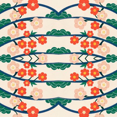 Kusursuz desen. Soyut arkaplan. Kusursuz tekrarlayan desen. Kumaş, duvar kağıdı, tekstil, ambalaj kağıdı, davetiye, kumaş, arkaplan için vektör çizimi,