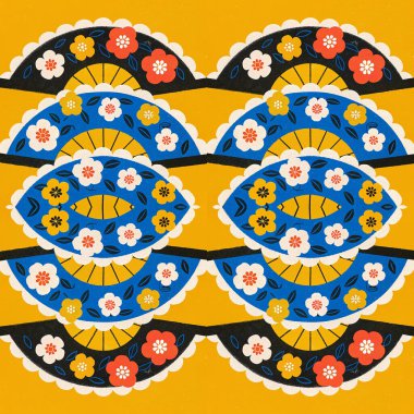 Ukrayna halk sanatı tasarımı.