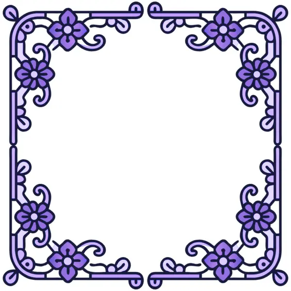 Çiçek çerçevesi, vektör, illüstrasyon