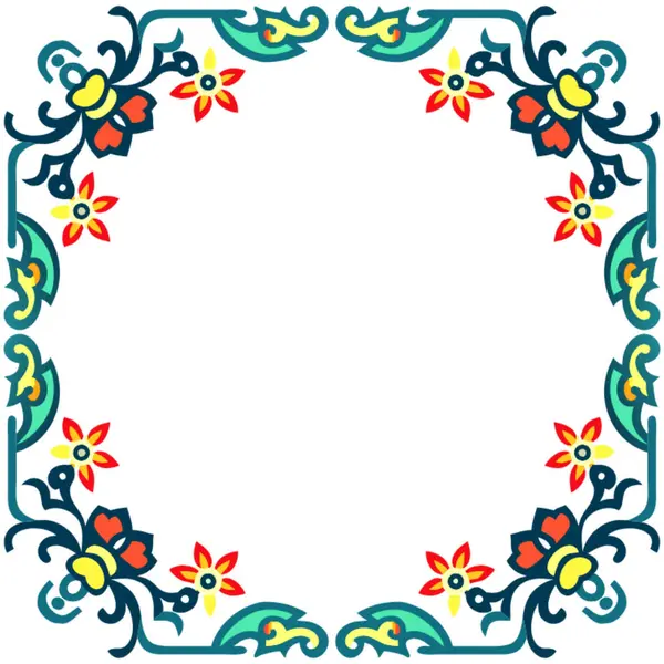 Ukrayna geleneksel süslemesinden vektör dekoratif çerçeve