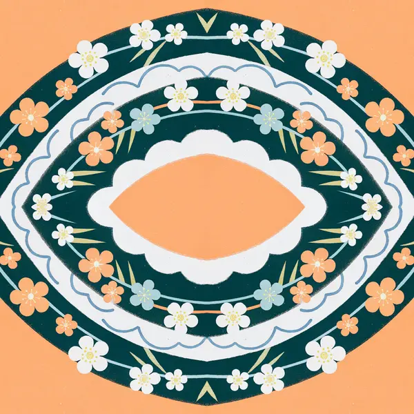 Açık arkaplanda bir suluboya çiçeğinin soyut deseni. Kusursuz desen. Tekstil, duvar kağıdı, ambalaj, ambalaj, baskı için tasarım.