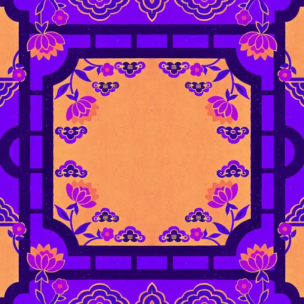 vektör soyut renkli etnik süsleme