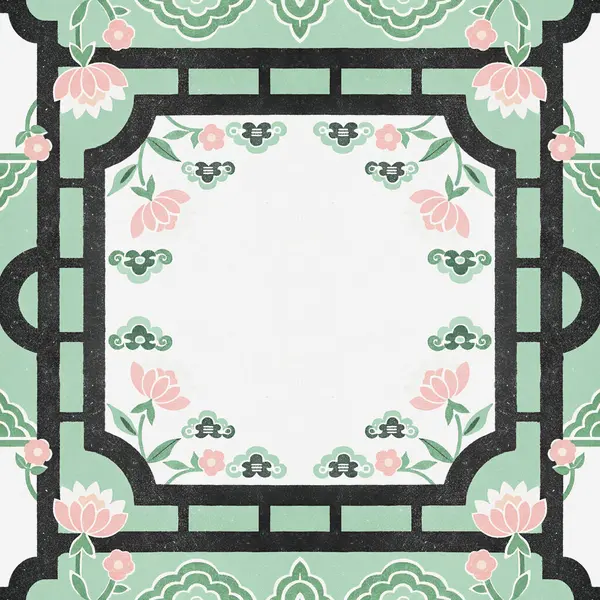 Klasik çiçek arkaplanı. Vektör illüstrasyonu.