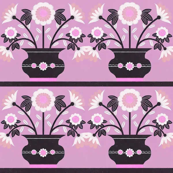 Mobil uygulamalar ve web tasarımı, işletme, sanat kartı, broşür, afiş, iş kimliği, vektör için soyut yaratıcı konsept renkli çiçekler ve çiçek deseni