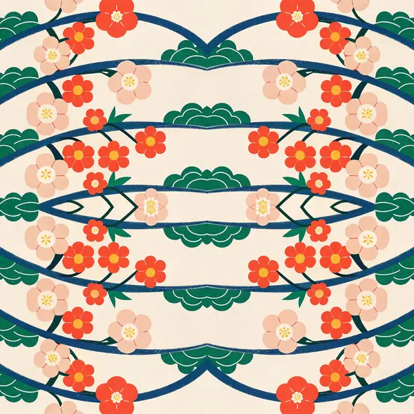 Kusursuz desen. Soyut arkaplan. Kusursuz tekrarlayan desen. Kumaş, duvar kağıdı, tekstil, ambalaj kağıdı, davetiye, kumaş, arkaplan için vektör çizimi,