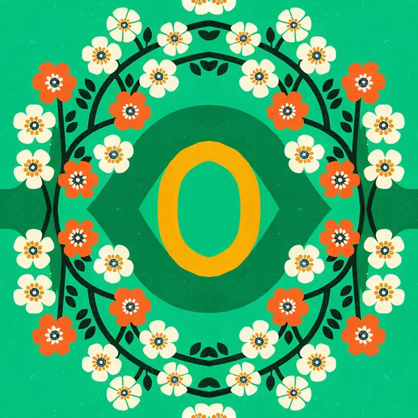 Vektör çiçek çerçevesi. El çizimi tarzı. Tebrik kartı. Dekoratif çerçeve, çiçekler