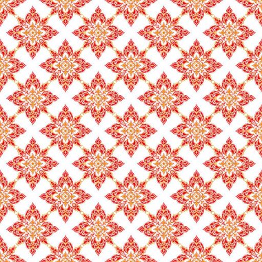 Bir yıldız formunda kusursuz desen.