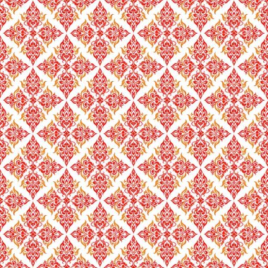 Bir çiçeğin tarzında kusursuz soyut desen