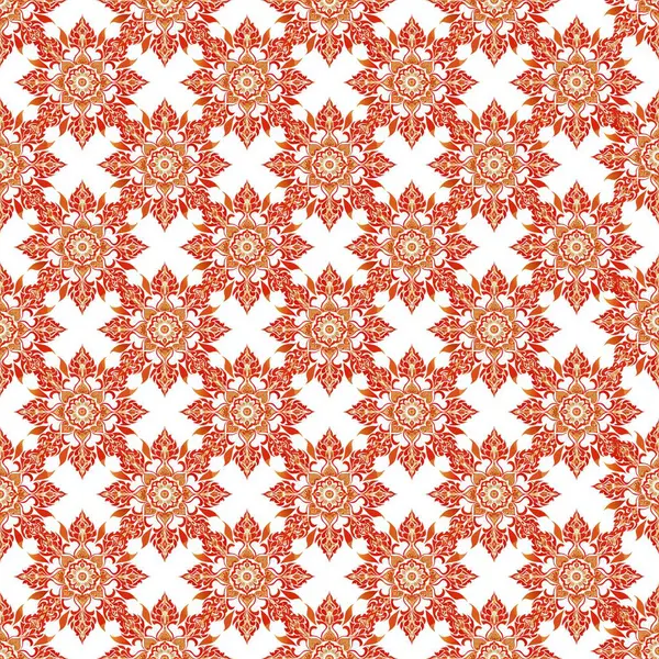 Soyut çiçeklerle kusursuz desen