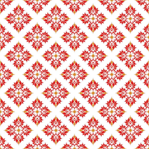 Soyut süs eşyasıyla kusursuz desen. Geometrik süs