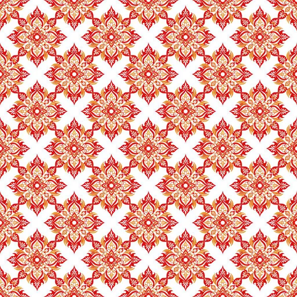 kırmızı ve turuncu geometrik desen