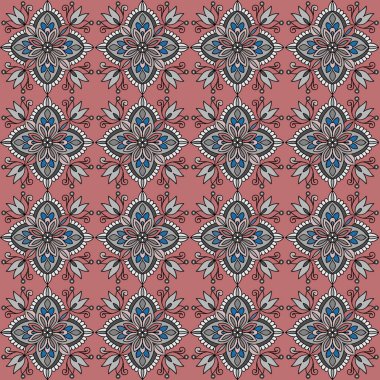 Kusursuz desen. Yazdırma, kumaş, kumaş, kağıt, web sitesi için dekoratif tasarım.