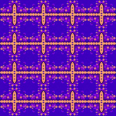 Etnik tarzda kusursuz desen, klasik arka plan