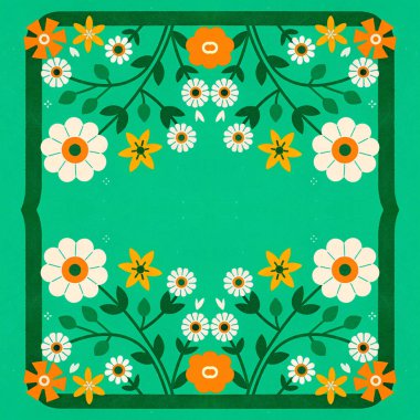 Etnik tarzda kusursuz desen, klasik arka plan